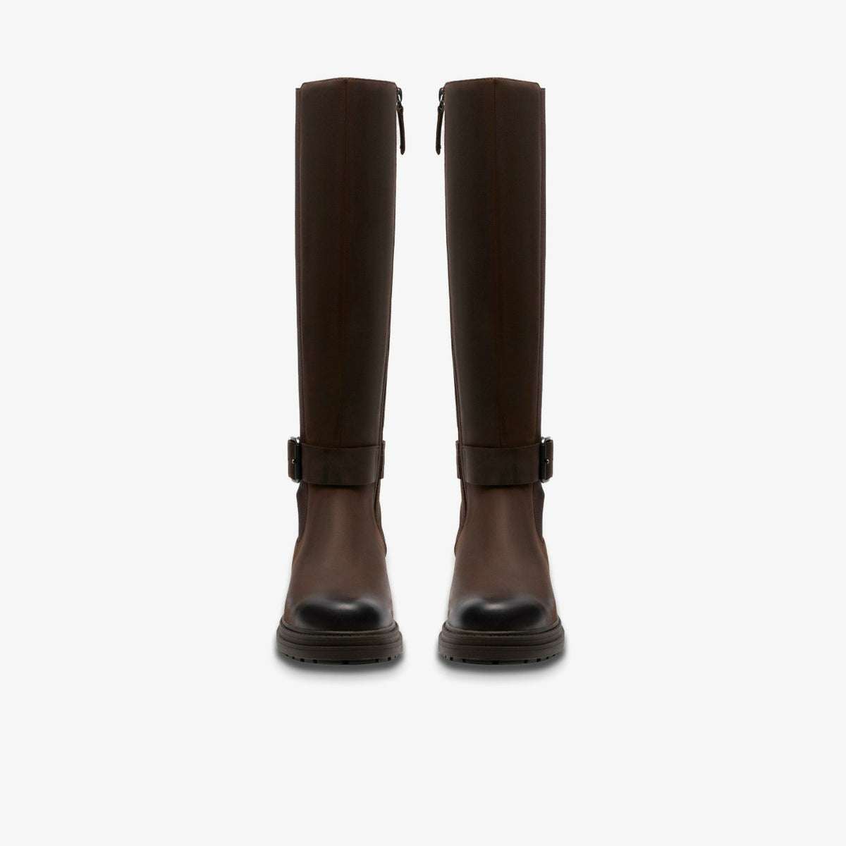 Clarks Great Value / Orinoco 3 Tall Dark Brown Leather