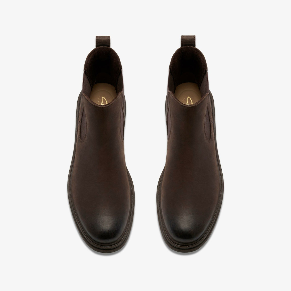 Clarks Trusted / Orinoco 3 Top Dark Brown Leather