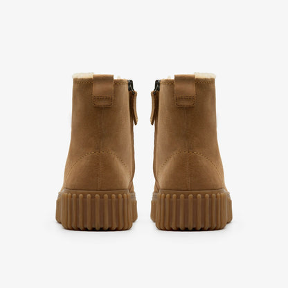 Clarks Essential / Torhill Cozy Light Tan Warmlined