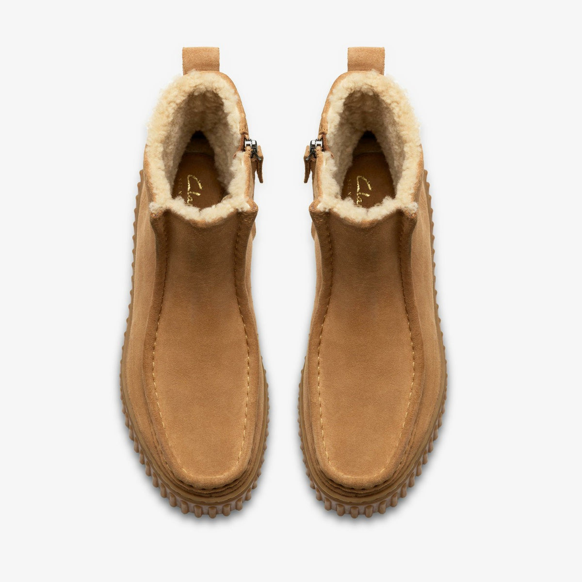 Clarks Essential / Torhill Cozy Light Tan Warmlined