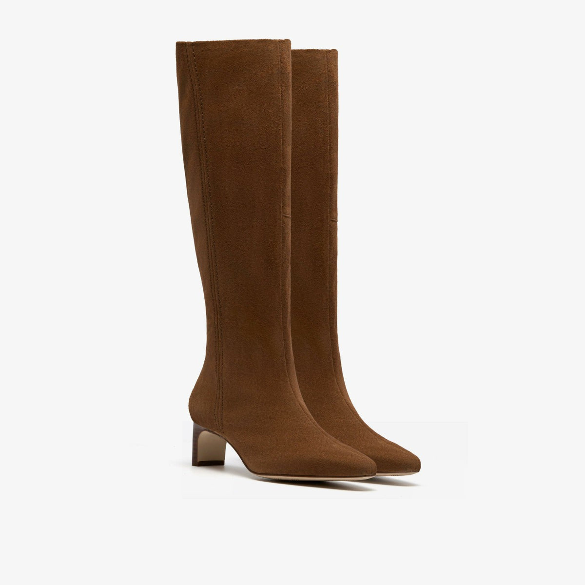 Clarks Latest / Edina Tall Walnut Suede