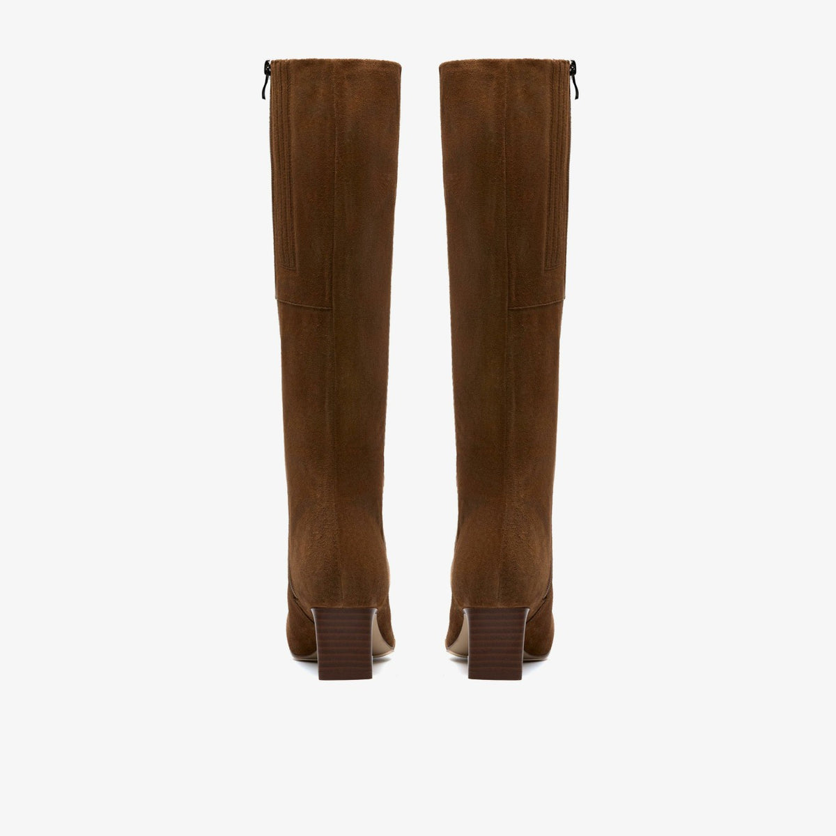 Clarks Latest / Edina Tall Walnut Suede