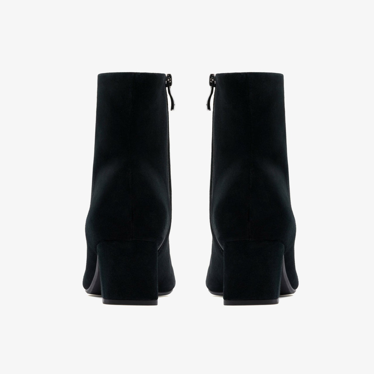 Clarks Classic / Fernie Zip Black Suede