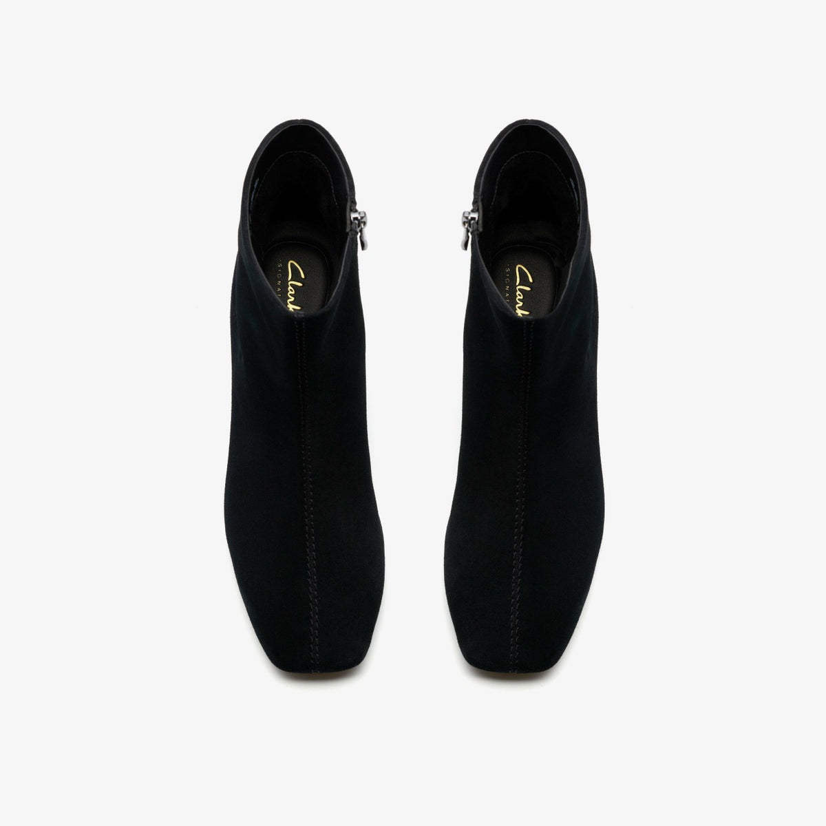 Clarks Classic / Fernie Zip Black Suede