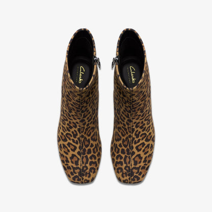 Clarks Trusted / Fernie Zip Leopard Suede