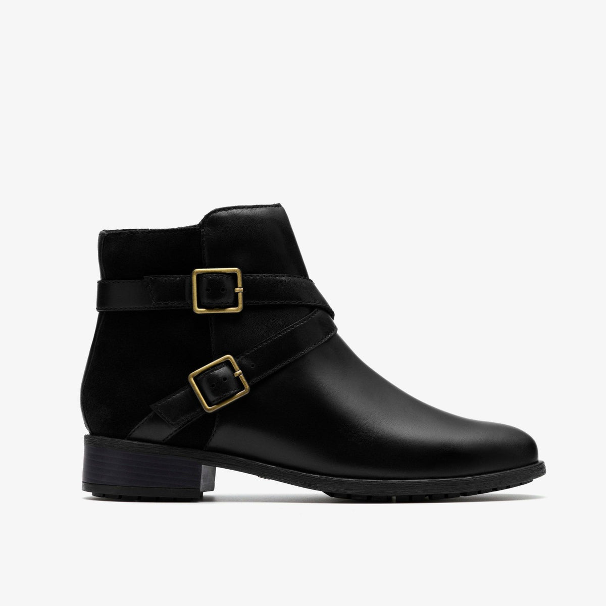 Clarks Latest / Havisham Bay Black Leather
