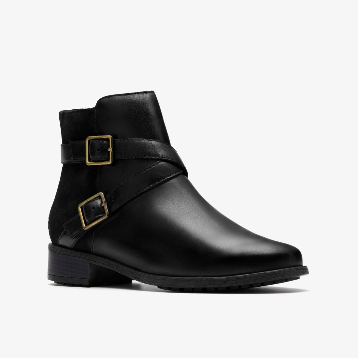 Clarks Latest / Havisham Bay Black Leather