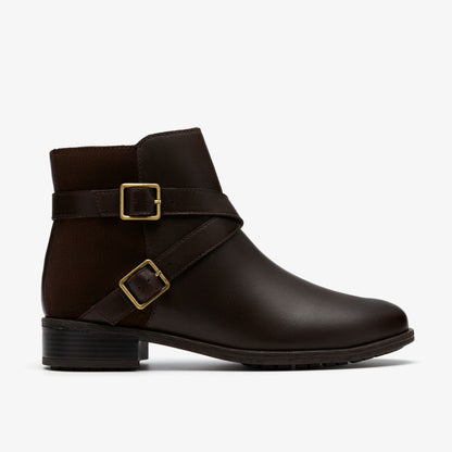 Clarks Best Price / Havisham Bay Brown Leather