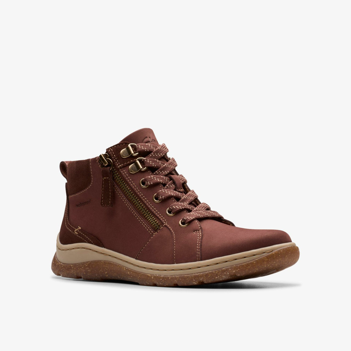 Clarks Best Price / Orlene Top Waterproof British Tan Nubuck