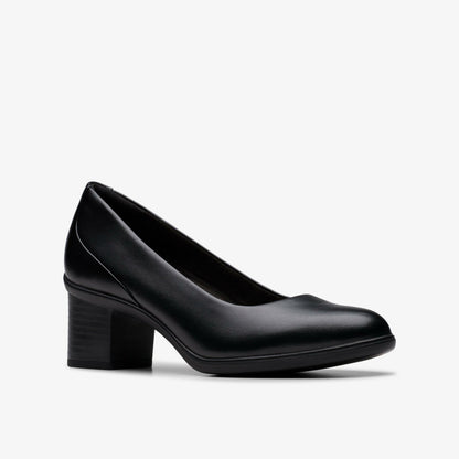 Clarks Trending / Shaya Poppy Black Leather
