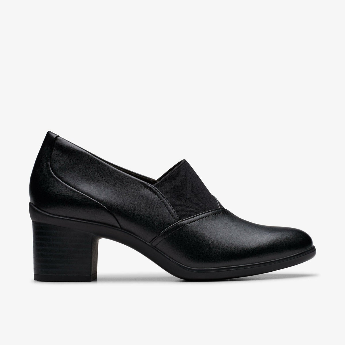 Clarks Essential / Shaya Tess Black Leather