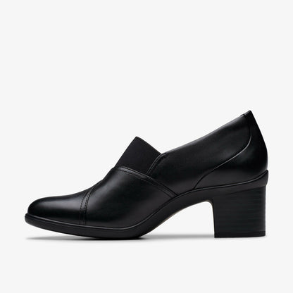 Clarks Essential / Shaya Tess Black Leather