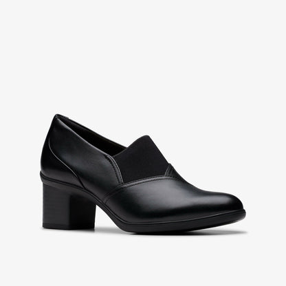 Clarks Essential / Shaya Tess Black Leather