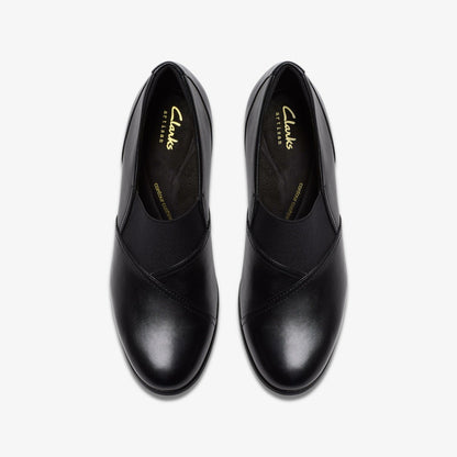 Clarks Essential / Shaya Tess Black Leather