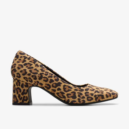 Clarks Premium / Fernie Court Leopard Suede