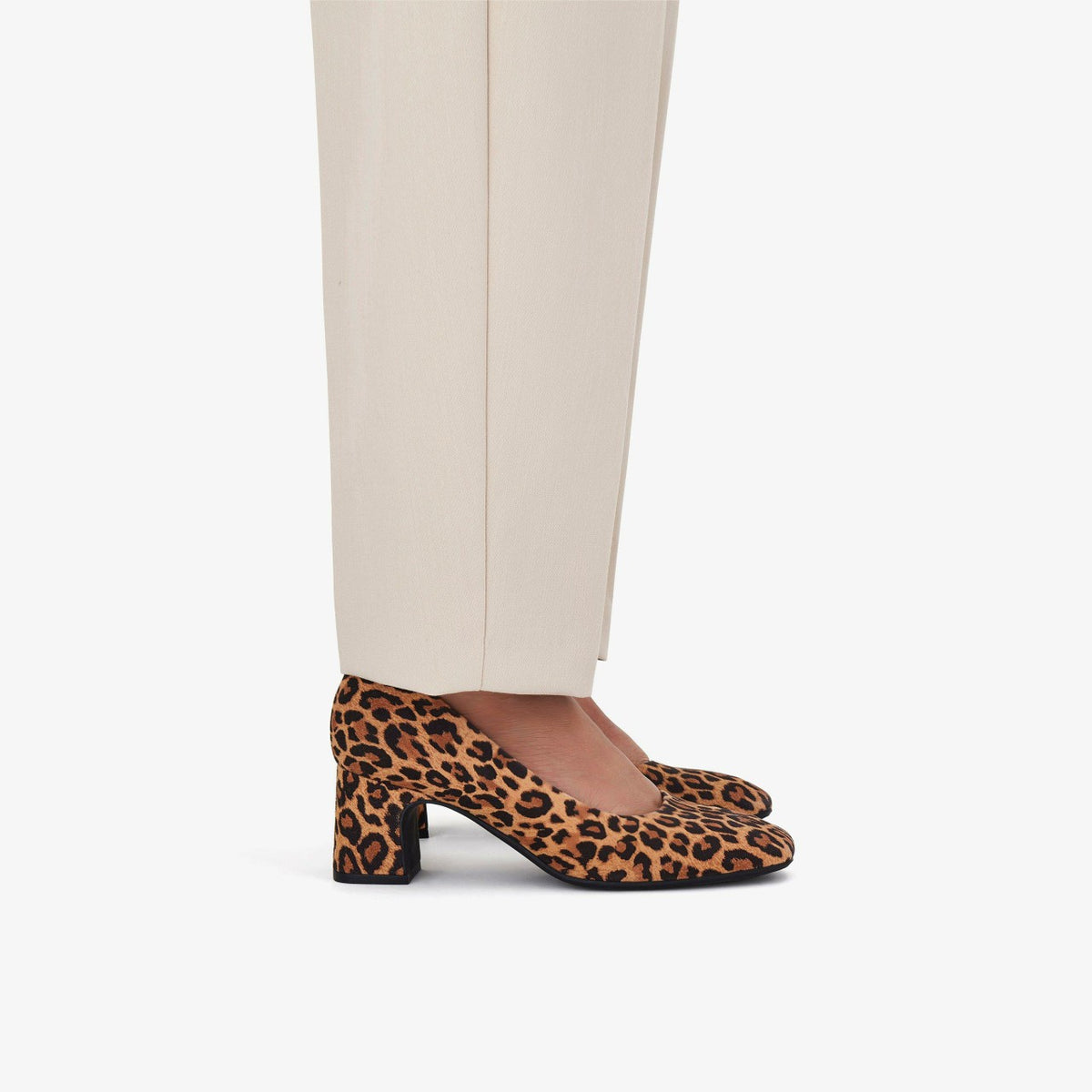 Clarks Premium / Fernie Court Leopard Suede