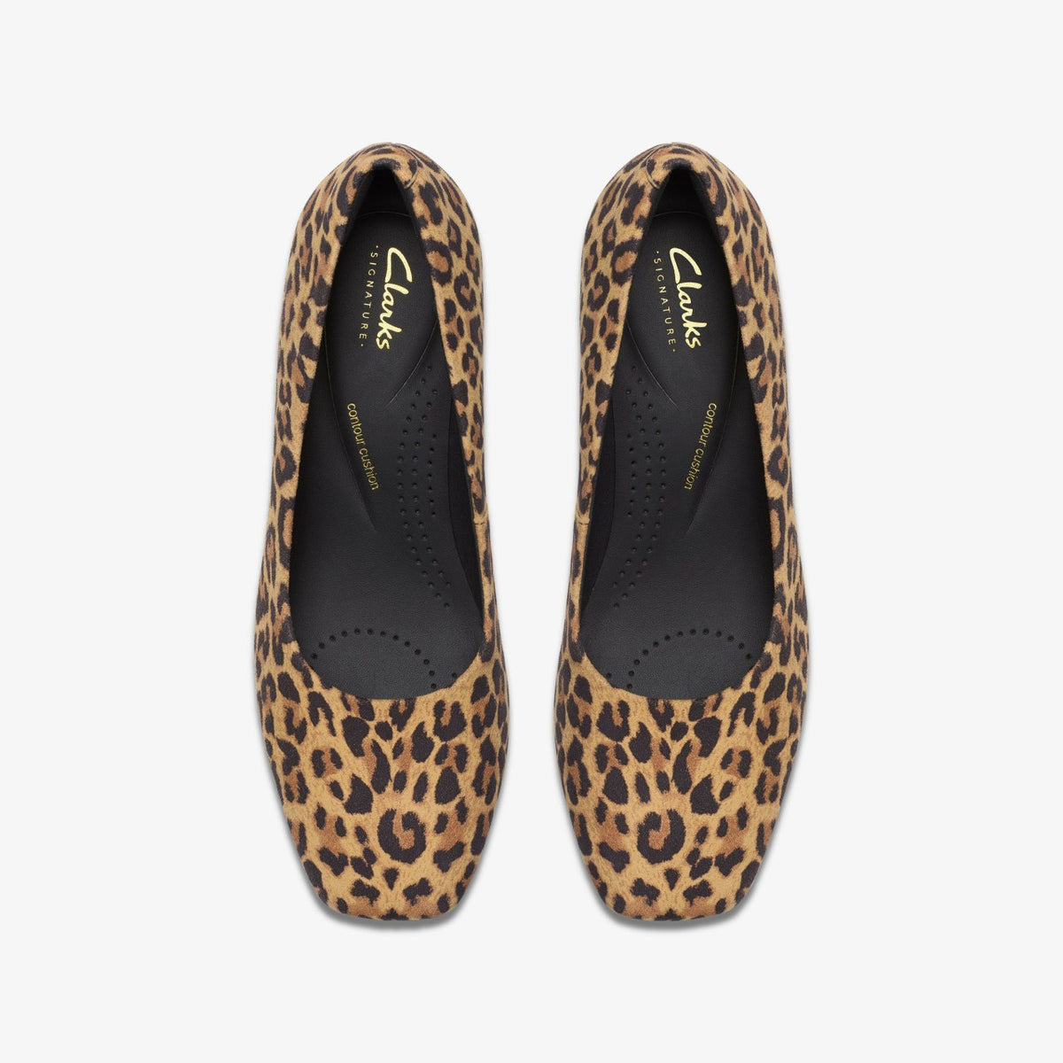Clarks Premium / Fernie Court Leopard Suede