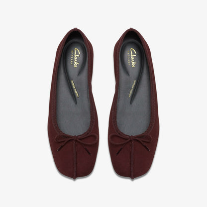 Clarks Exclusive / Freckle Ice Merlot Suede