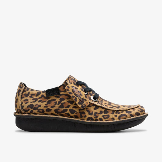 Clarks Sale / Funny Dream Leopard Suede
