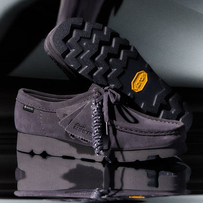 Clarks Trusted / Wallabee GORE-TEX Purple Grey Suede