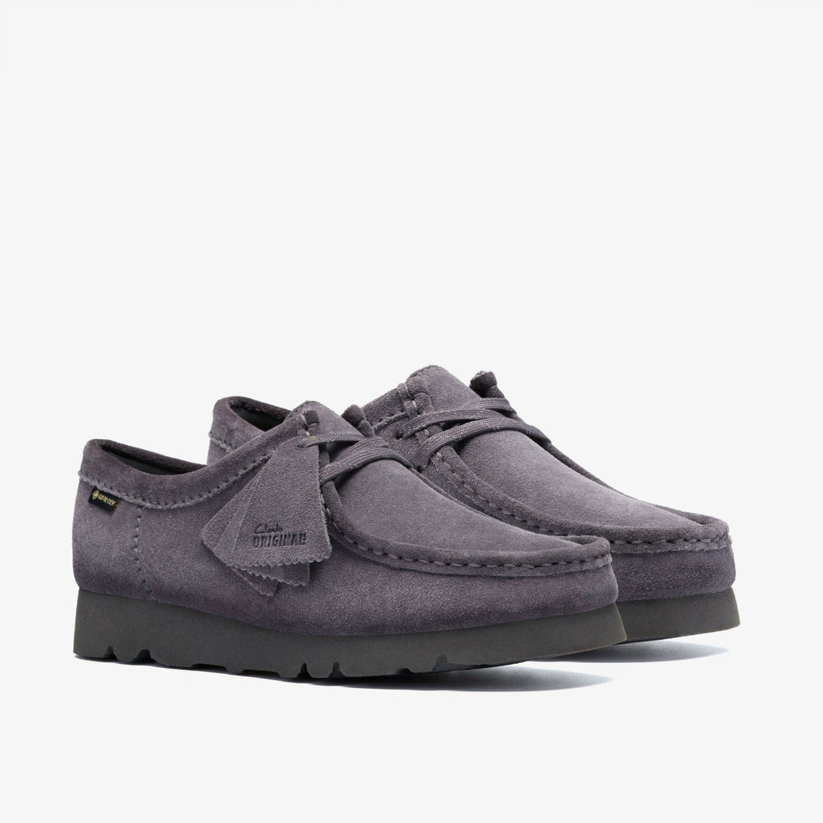 Clarks Trusted / Wallabee GORE-TEX Purple Grey Suede