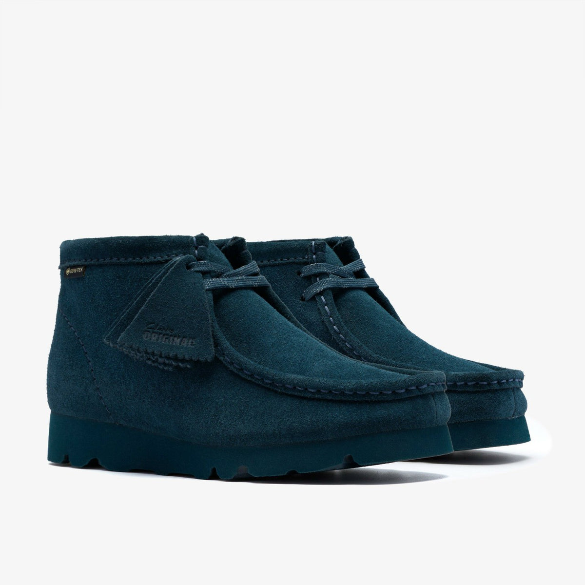 Clarks Exclusive / Wallabee Boot GORE-TEX Dark Teal Suede