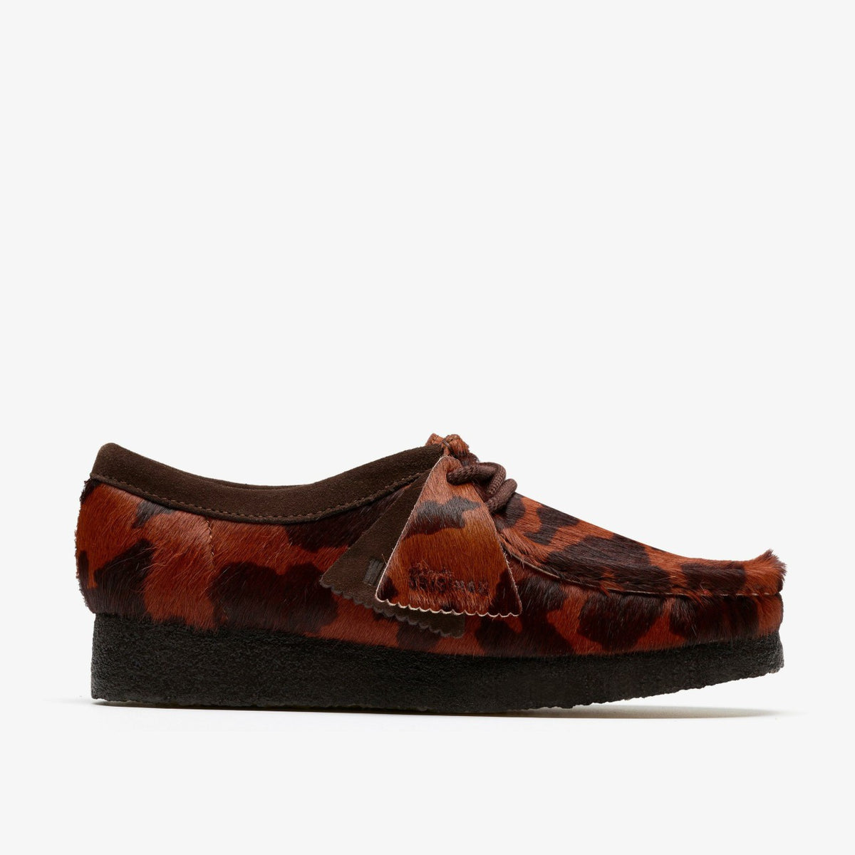 Clarks Discount / Wallabee Brown Cow Print
