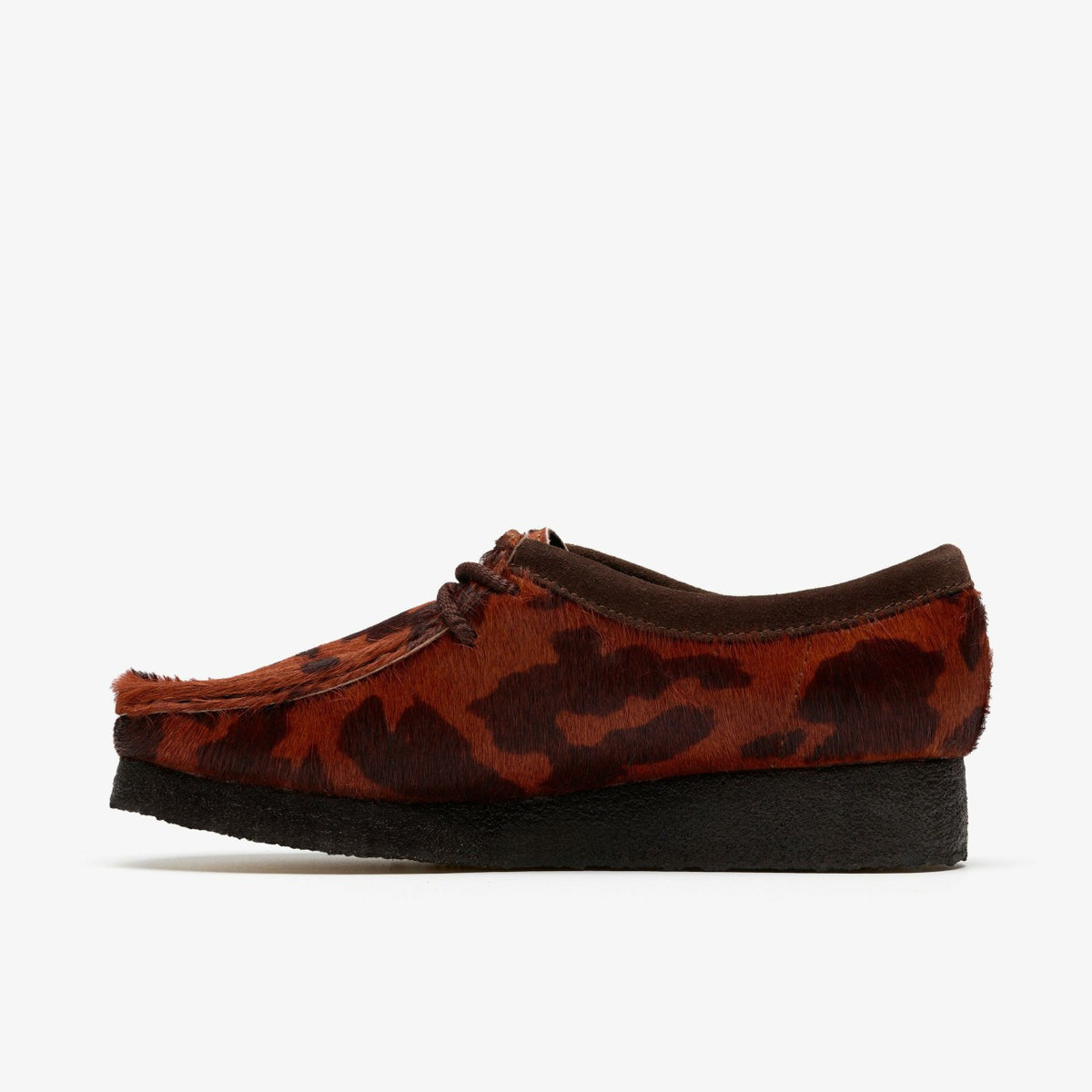 Clarks Discount / Wallabee Brown Cow Print