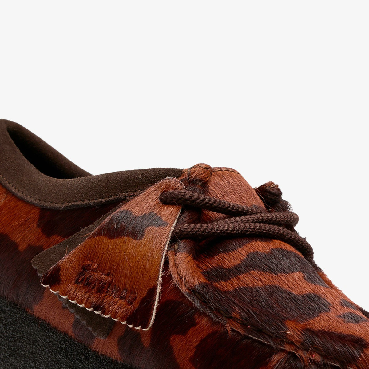Clarks Discount / Wallabee Brown Cow Print