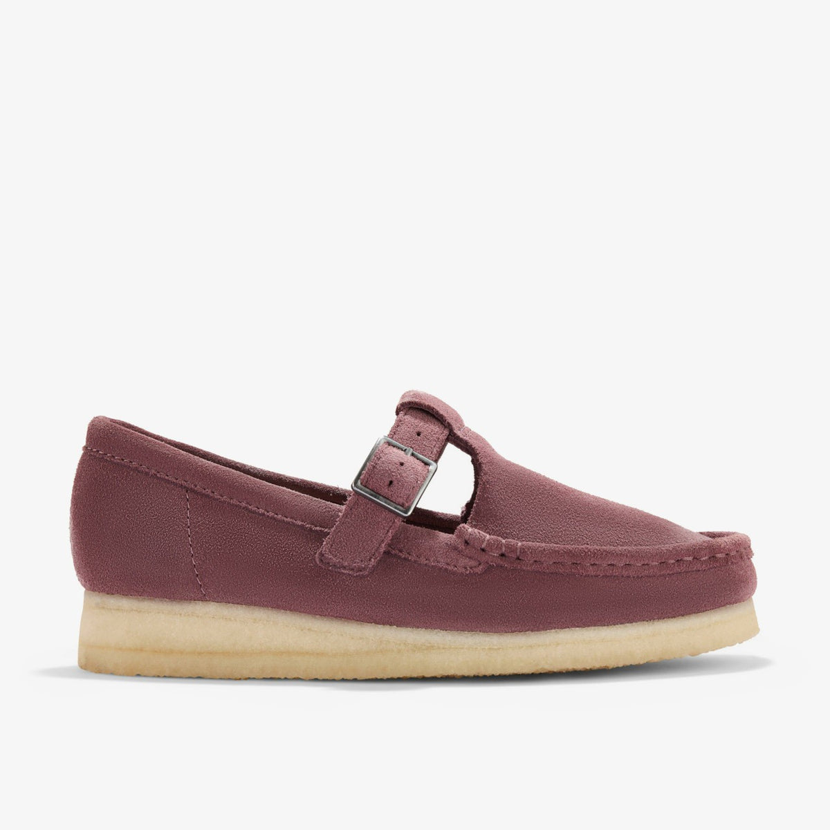 Clarks Trending / Wallabee T Bar Rose Brown Suede