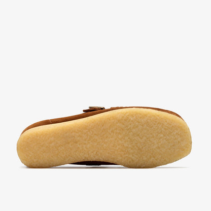 Clarks Featured / Wallabee T Bar Brown/Orange Suede