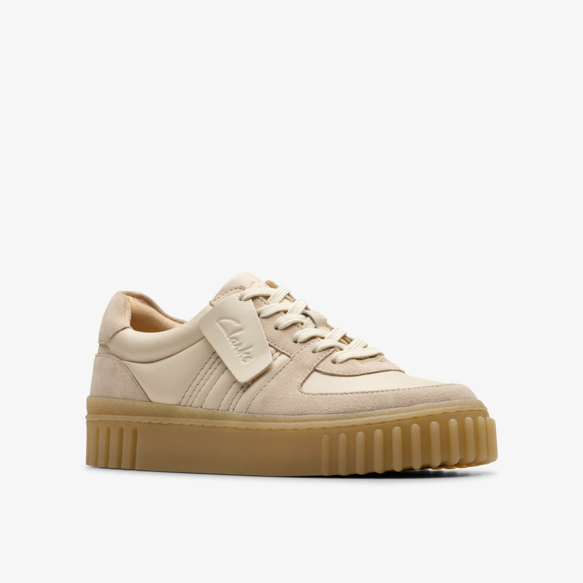 Clarks Deals / Mayhill Lace Sand Combination Leather