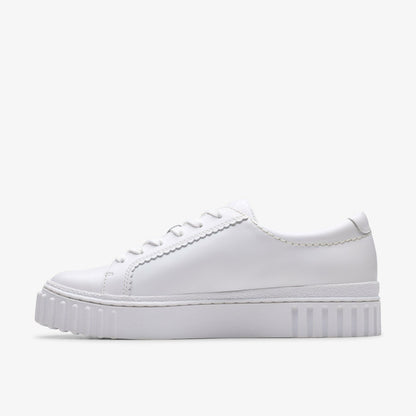 Clarks Trusted / Mayhill Walk White Leather