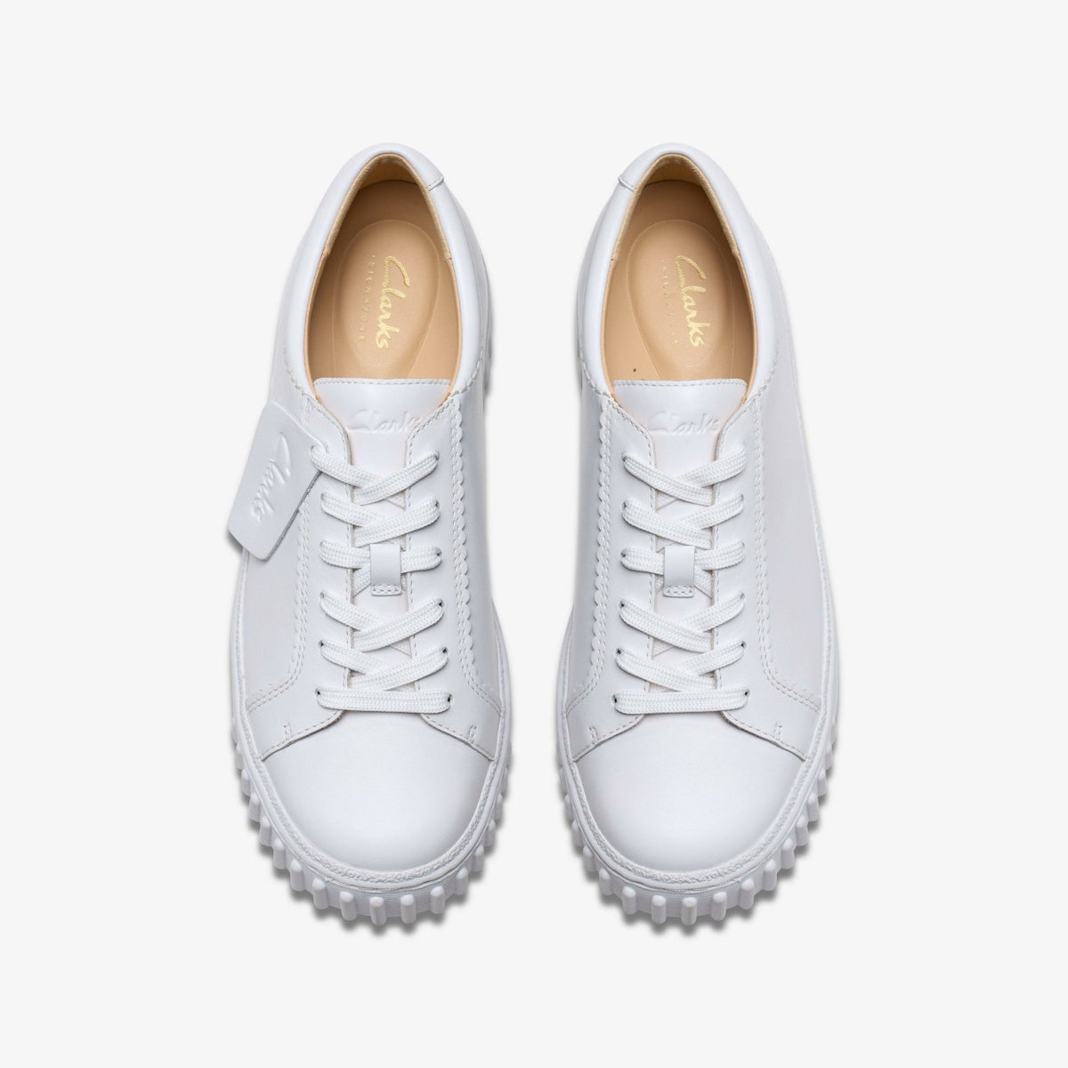 Clarks Trusted / Mayhill Walk White Leather