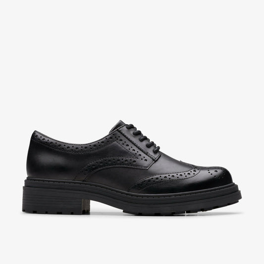 Clarks Latest / Orinoco3 Derby Black Leather