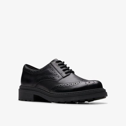 Clarks Latest / Orinoco3 Derby Black Leather