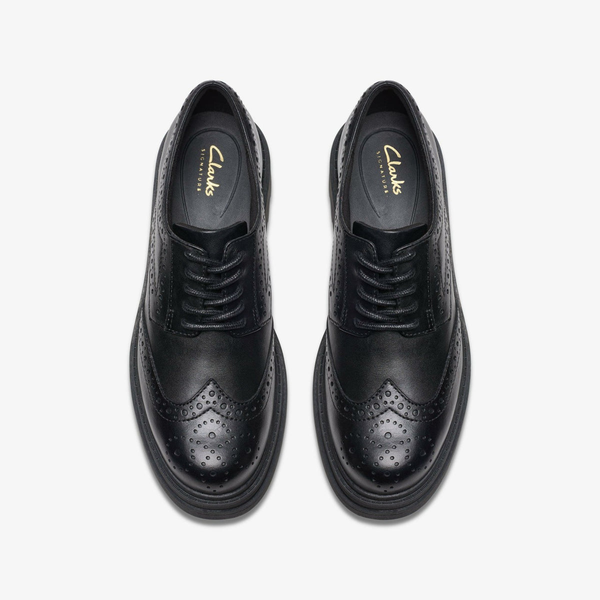 Clarks Latest / Orinoco3 Derby Black Leather