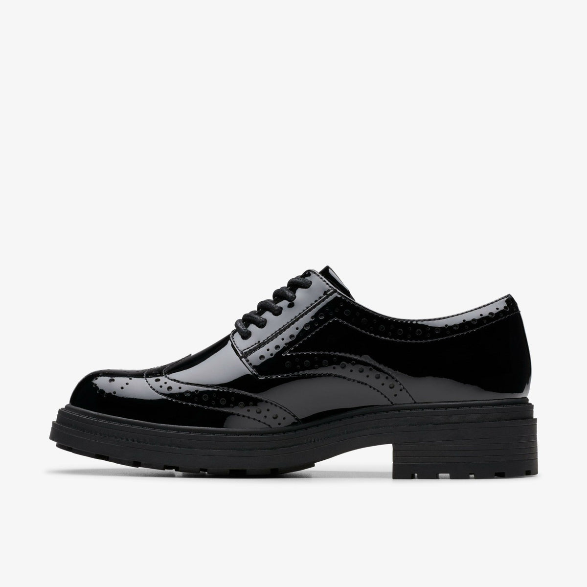 Clarks Everyday / Orinoco3 Derby Black Patent