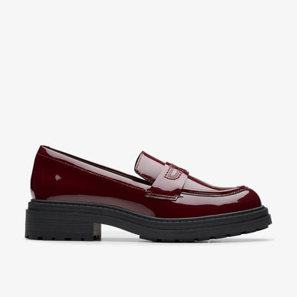 Clarks Premium / Orinoco 3 Edge Burgundy Patent