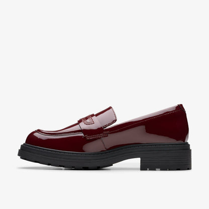 Clarks Premium / Orinoco 3 Edge Burgundy Patent