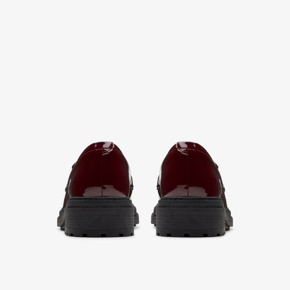 Clarks Premium / Orinoco 3 Edge Burgundy Patent