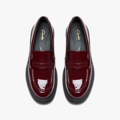 Clarks Premium / Orinoco 3 Edge Burgundy Patent