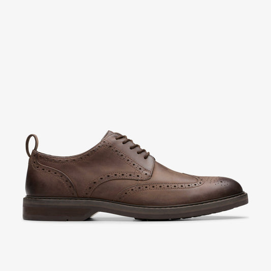Clarks Premium / Aldwin Limit Brogue Brown Leather