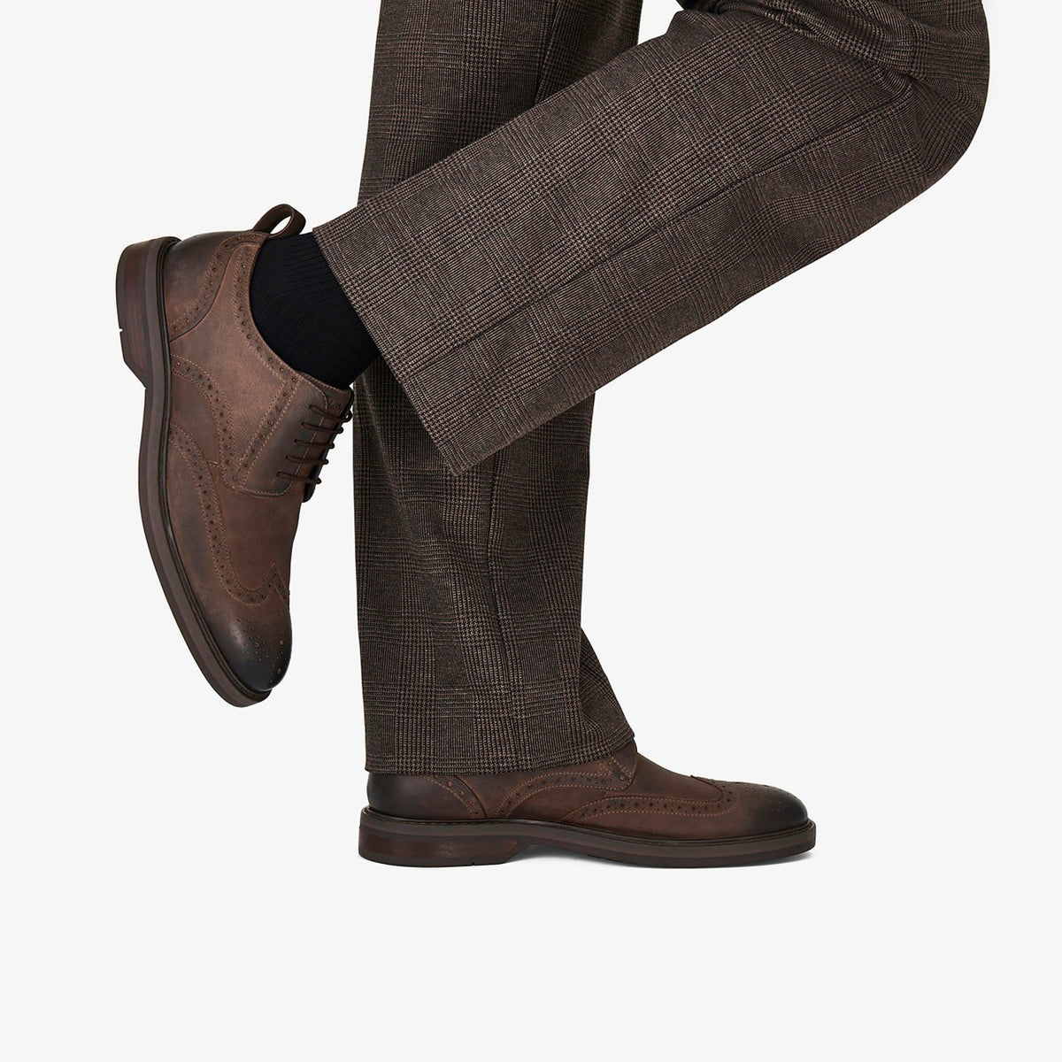 Clarks Premium / Aldwin Limit Brogue Brown Leather