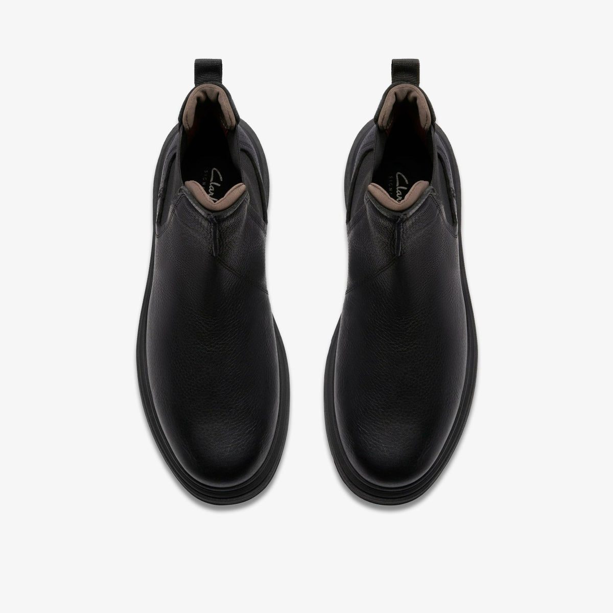 Clarks Premium / Badbury Easy Black Leather
