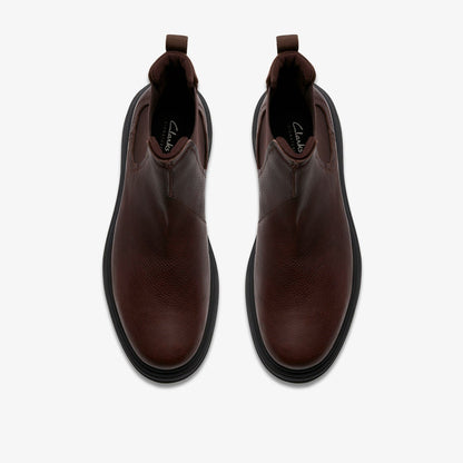 Clarks Classic / Badbury Easy Dark Brown Leather