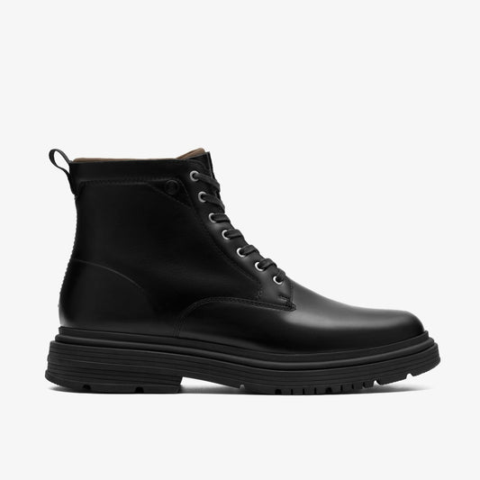 Clarks Everyday / Badbury Hi Waterproof Black Warmlined Leather