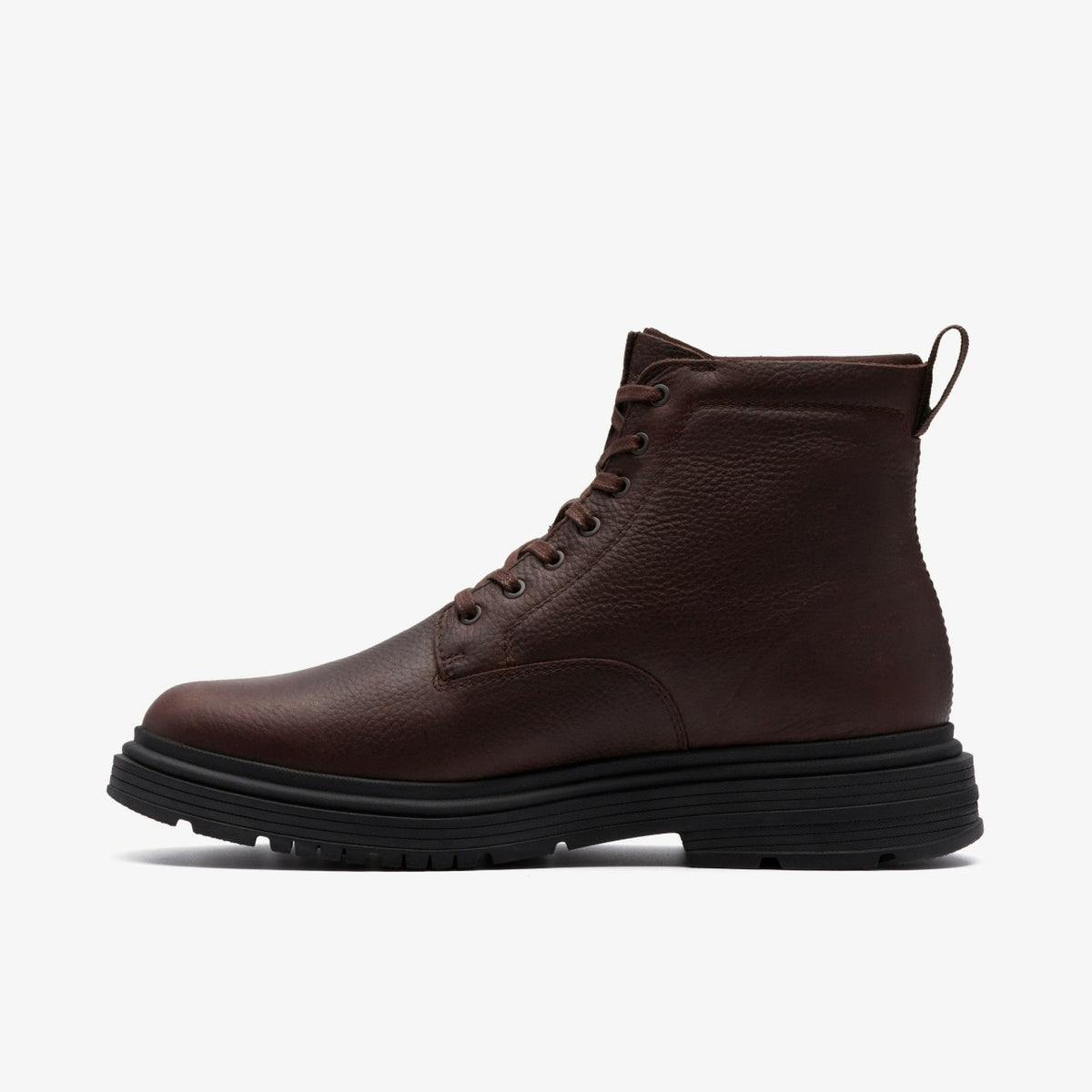 Clarks Smart Buy / Badbury Hi Waterproof Brown Warmlined Leather