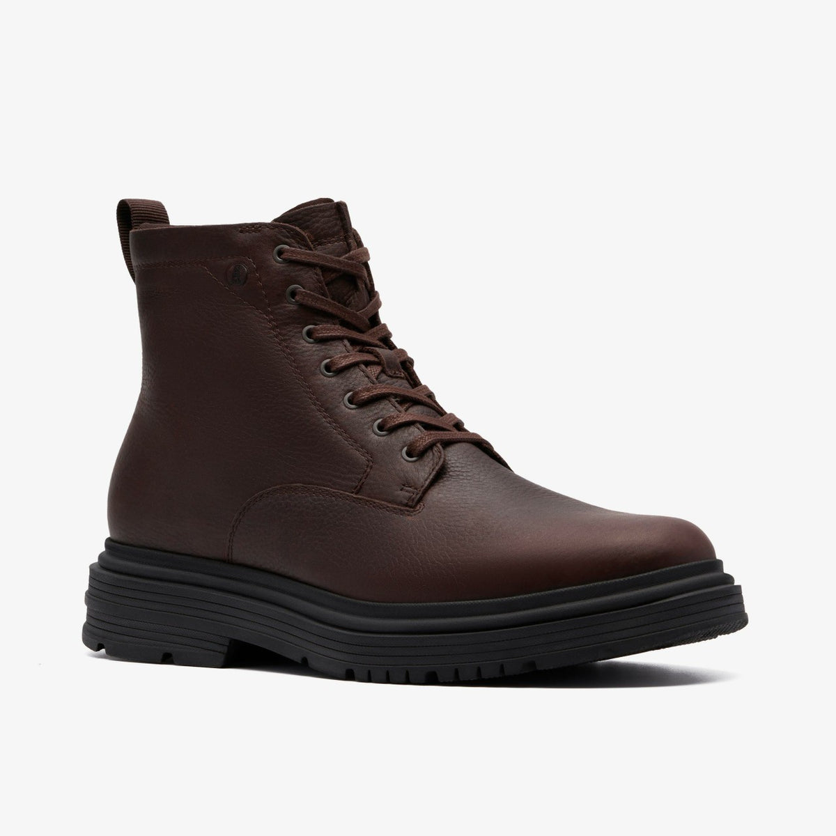 Clarks Smart Buy / Badbury Hi Waterproof Brown Warmlined Leather
