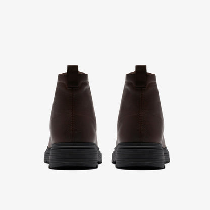 Clarks Smart Buy / Badbury Hi Waterproof Brown Warmlined Leather